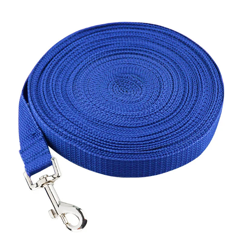 1.5 1.8 3 6 10 15 20 30 50M Solid Dog Leash For Large Dogs Pet Puppy Walking Training Lead Rope Big Dog Nylon Rope Long Leashes