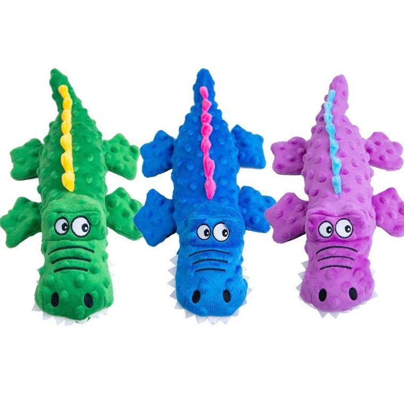 Soft Plush Pet Dog Squeaky Chew Toys Stuffed Crocodile for Small LargeSPECIFICATIONSBrand Name: NoEnName_NullOrigin: Mainland ChinaToys Type: Plush ToysIs Smart Device: noMaterial: FleeceType: DogsSet Type: noStyle: CrocodileChoice: yeShopDoggieworksShopDoggieworksSoft Plush Pet Dog Squeaky Chew Toys Stuffed Crocodile