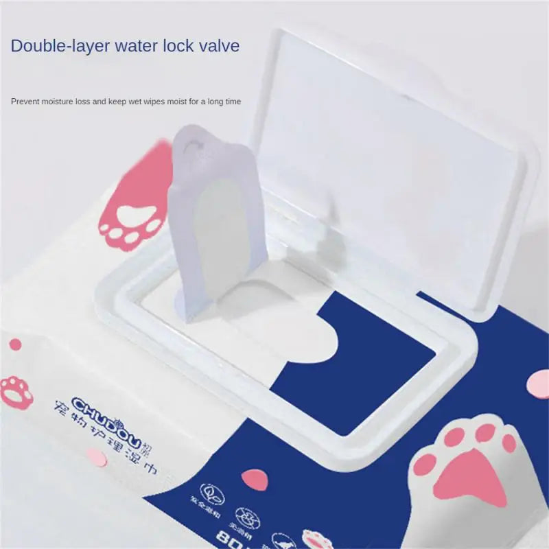 Pet Cleaning Wipes Remove Dirt From Eyes And Ears Wipes Dog Cat Earwax Clean Ears Odor Remover Pets Wet Tissue Cleaning Tools