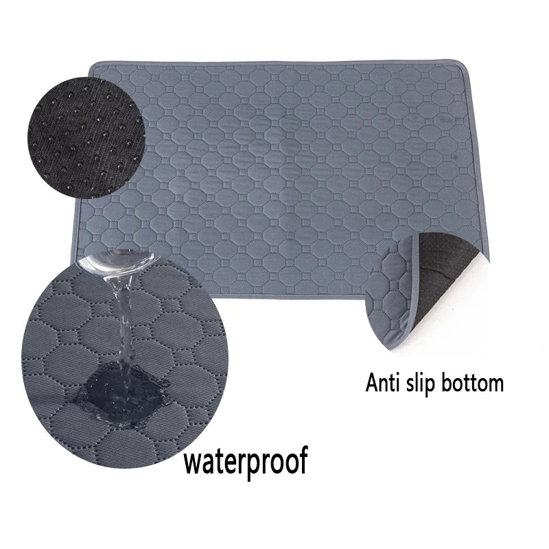 Pet Pee Pads Mat Washable Dog Urine Mat Reusable Car Seat Sofa Waterproof Absorbent Puppy Cat Training Diaper Mat Pet Supplies