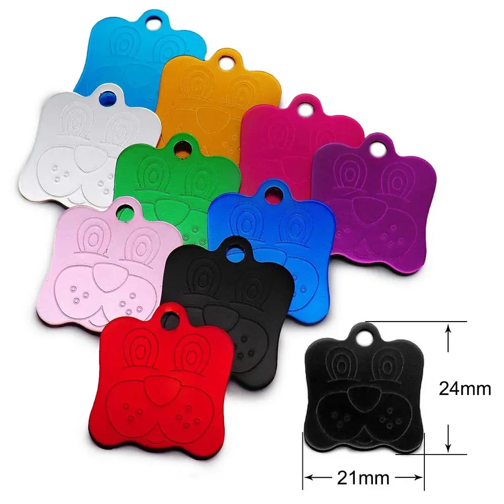 WHOLESALE 100PCS Dog Tag Name Plate Pet ID Tag Personalized Dog ID TagSPECIFICATIONSBrand Name: KIYUEType: ID Tagsis_customized: YESMaterial: AluminumIs Smart Device: noOrigin: Mainland ChinaCN: JiangsuPattern: SolidFeature: PersonalizShopDoggieworksShopDoggieworksPlate Pet ID Tag Personalized Dog ID Tags Collar Accessories Pet Pendant Personalized Customized