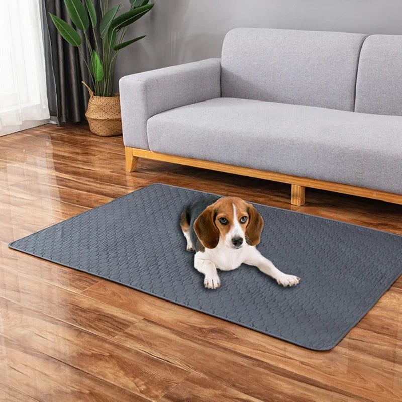 Reusable Dog Urine Mat Absorbent Washable Dog Pee Pad for Car Seat Floor Sofa Waterproof Puppy Training Diaper Mat Pet Supplies