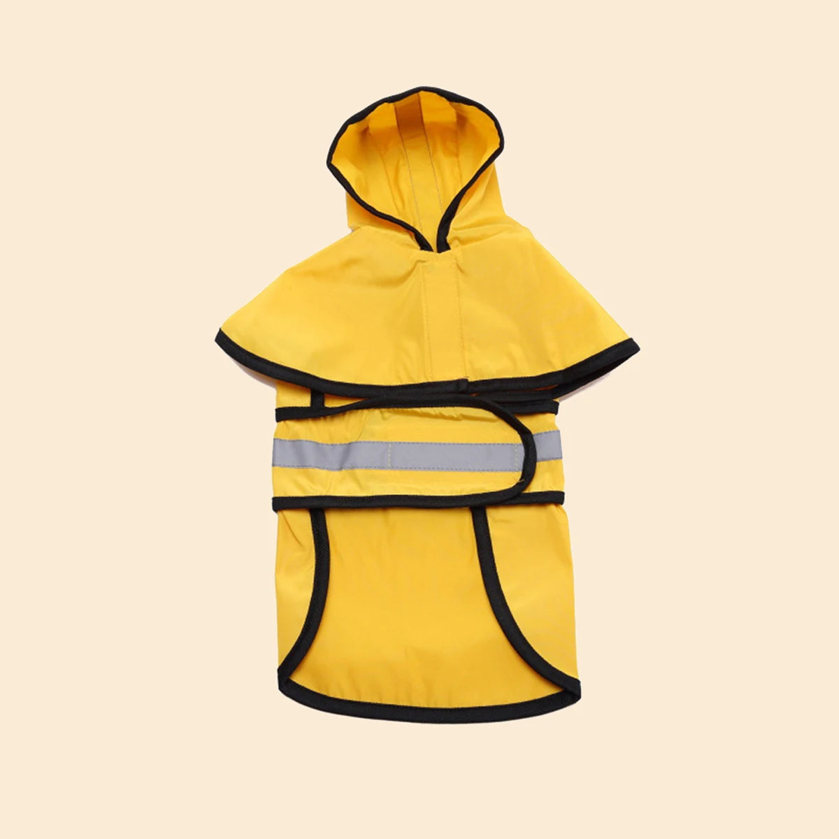 Large Dog Waterproof Raincoat  Adjustable Pet Water Proof Clothes Lightweight Rain Jacket Poncho Hoodies with Strip Reflective