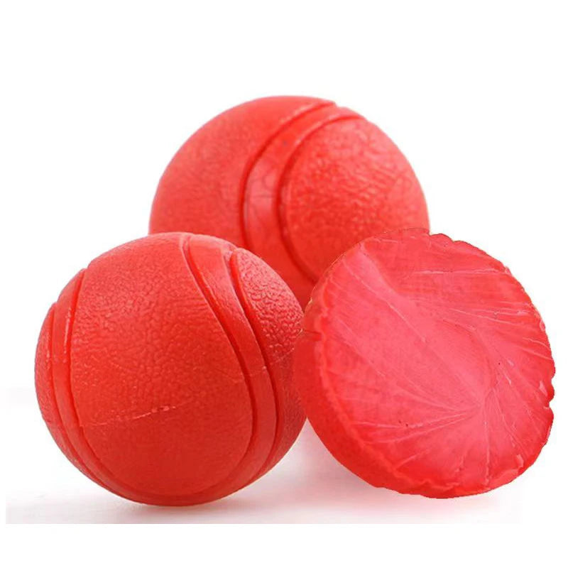 Dog Toy Ball Indestructible Bite-Resistant Elastic Ball Pet Dog Interactive Training To Relieve Boredom Molar Solid Rubber Ball