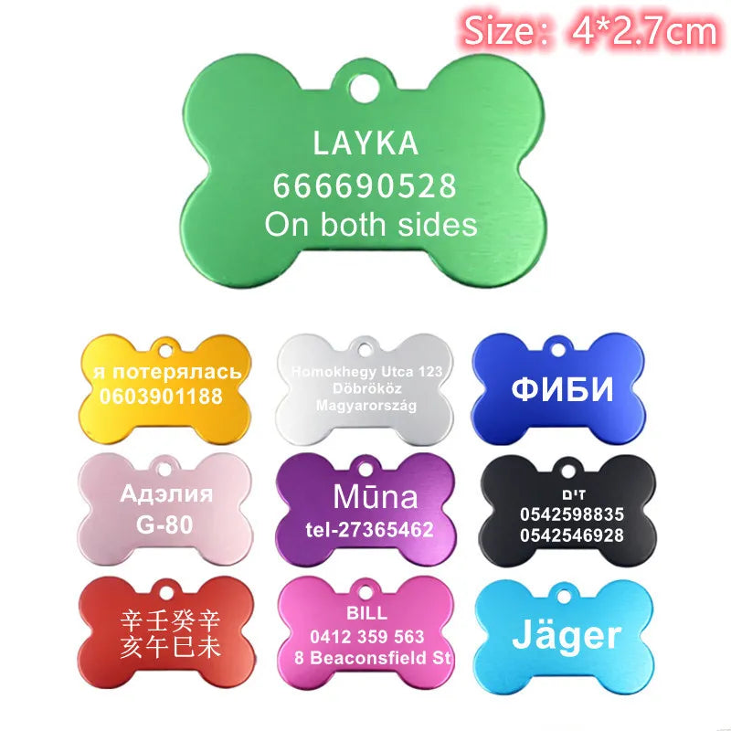 1pcs Free Laser Engraving Personalized Custom Pet Dog ID Tag Cat PuppySPECIFICATIONSBrand Name: NoEnName_NullType: ID Tagsis_customized: YESMaterial: aluminumIs Smart Device: noOrigin: Mainland ChinaCN: JiangsuPattern: SolidFeature: PeShopDoggieworksShopDoggieworks1pcs Free Laser Engraving Personalized Custom Pet Dog ID Tag Cat Puppy