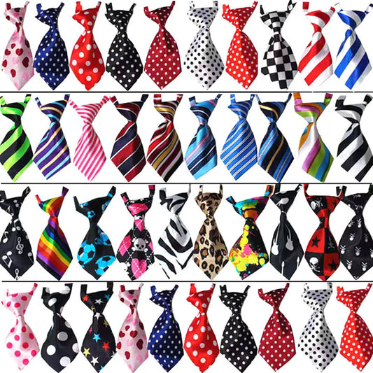 pet cat dog bow tie lots mix colors grooming