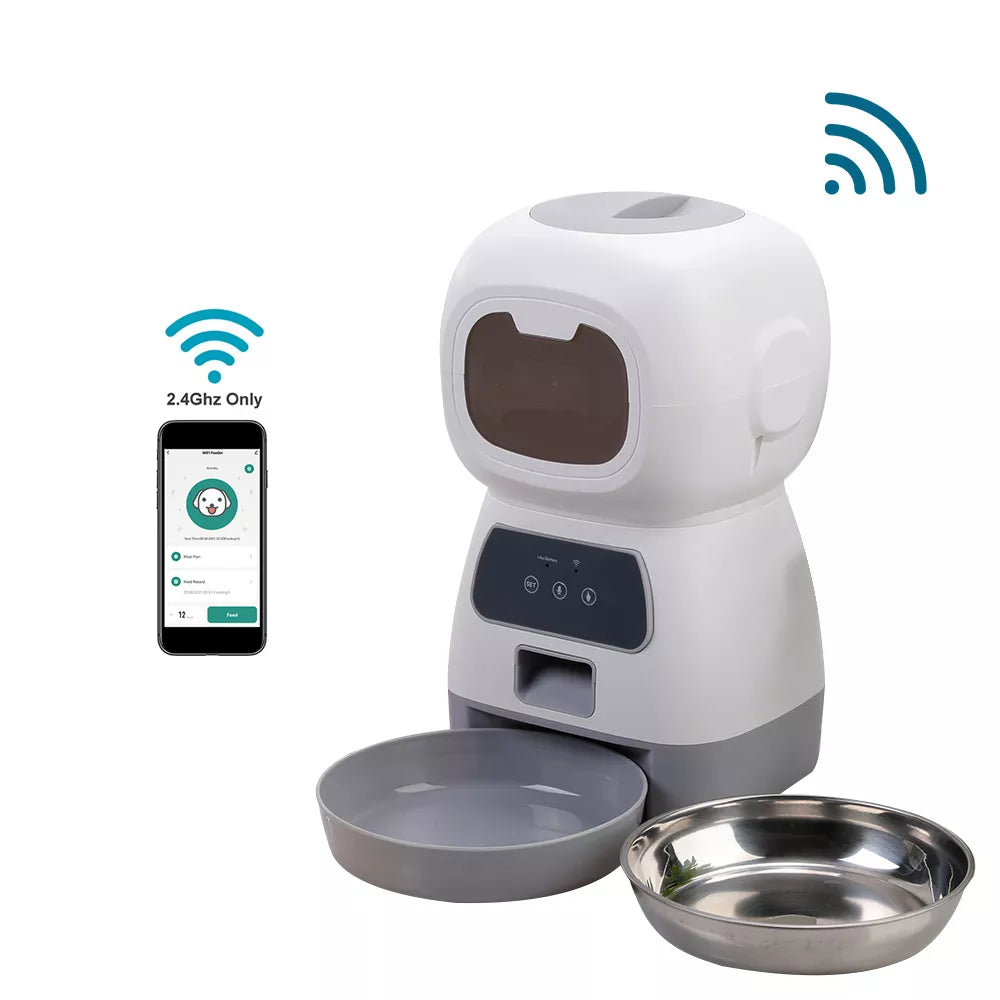 Tuya Smart APP Pet Feeder Cat And Dog Food Automatic Dispenser SuitablSPECIFICATIONSBrand Name: repetsunOrigin: Mainland ChinaIs Smart Device: YESPower Source: BatteryMaterial: Stainless SteelMin Output: 4gType: DogsMax Output: 7gVoltaShopDoggieworksShopDoggieworksTuya Smart APP Pet Feeder Cat