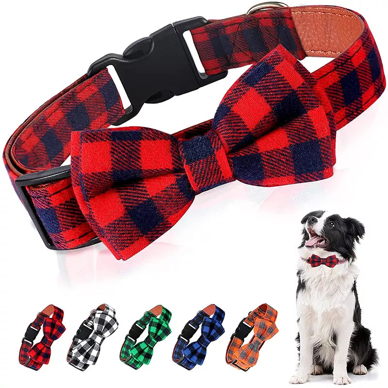 Dog Bow Tie Plaid Dog Collar Cat Bowtie Adjustable Soft Pet Bowknot NeSPECIFICATIONSBrand Name: LDLCType: CollarsCollar Type: Basic CollarsMaterial: LeatherOrigin: Mainland ChinaPattern: PrintFeature: BreakawayFeature: Quick ReleaseTypShopDoggieworksShopDoggieworksDog Bow Tie Plaid Dog Collar Cat Bowtie Adjustable Soft Pet Bowknot Necklace