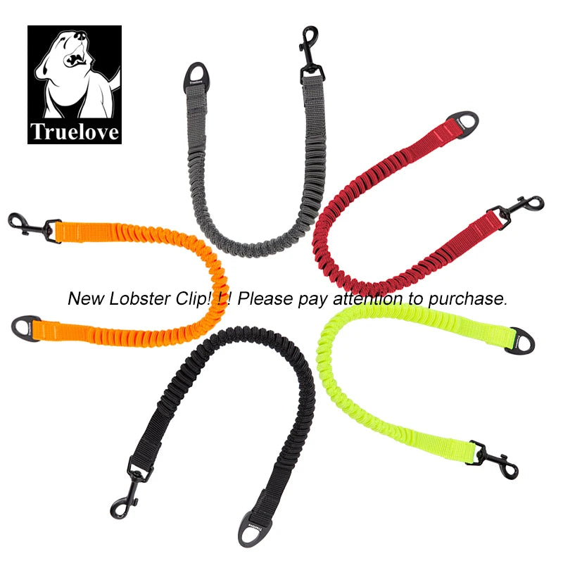 Truelove Short Bungee Dog Nylon Leash Rope For dog collar Extension Retractable For All Breed Training Running walking TLL2971