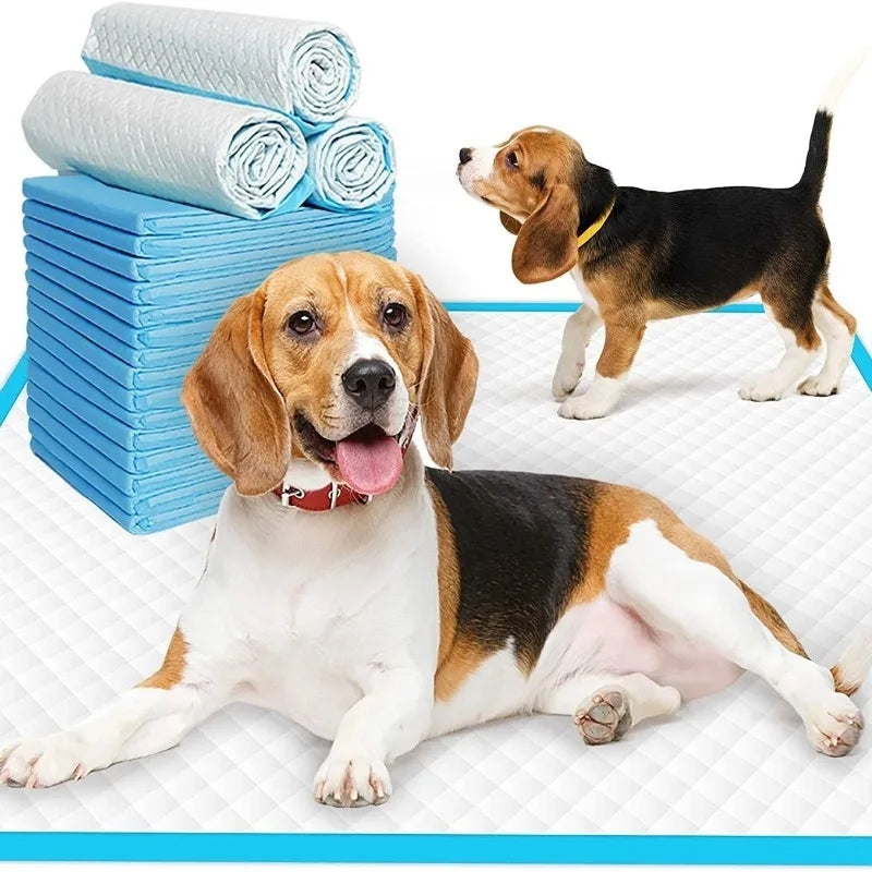 Disposable Pet Diapers Super Absorbent Thick Pee Pads Quickdry Urine Nappy Cats Dog Leakproof Mat Deodorant Pet Housebreakings