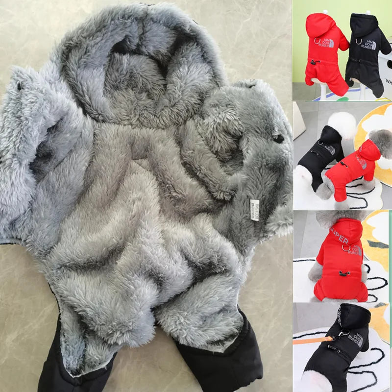 Winter Pet Dog Jumpsuit Waterproof Warm Dog Clothes for Small Dogs Chihuahua Jacket Yorkie Costumes Shih Tzu Coat Pet Outfits