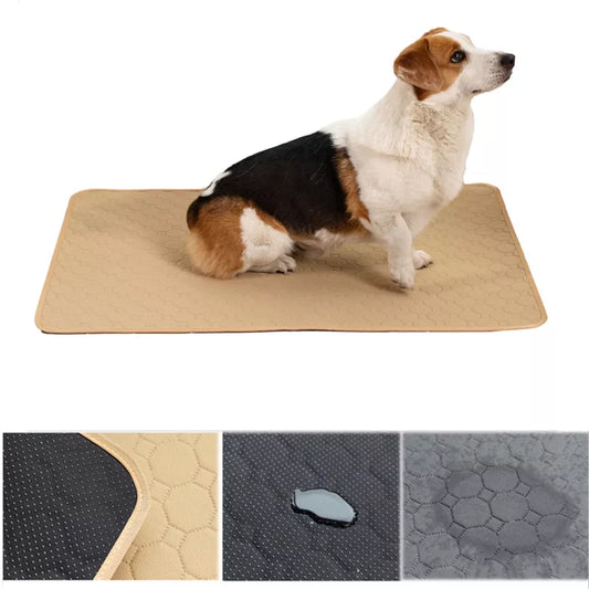 Washable Dog Pet Diaper Mat Waterproof Reusable Training Pad Urine Absorbent Environment Protect Diaper Mat Dog Car Seat Cover