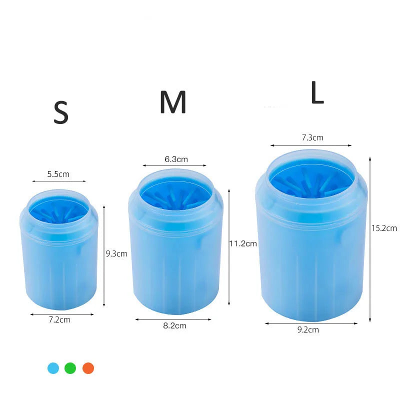 Pet Foot Wash Cup Portable Cat Dog Paw Cleaning Brush Soft Silicone Foot Washing Grooming Tools Foot Bath Dog Accessories