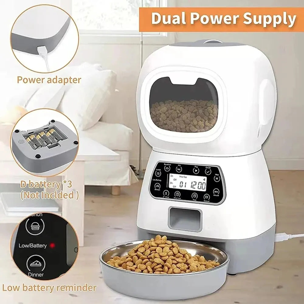 uk plugusb automatic pet feeding intelligent remote control cat