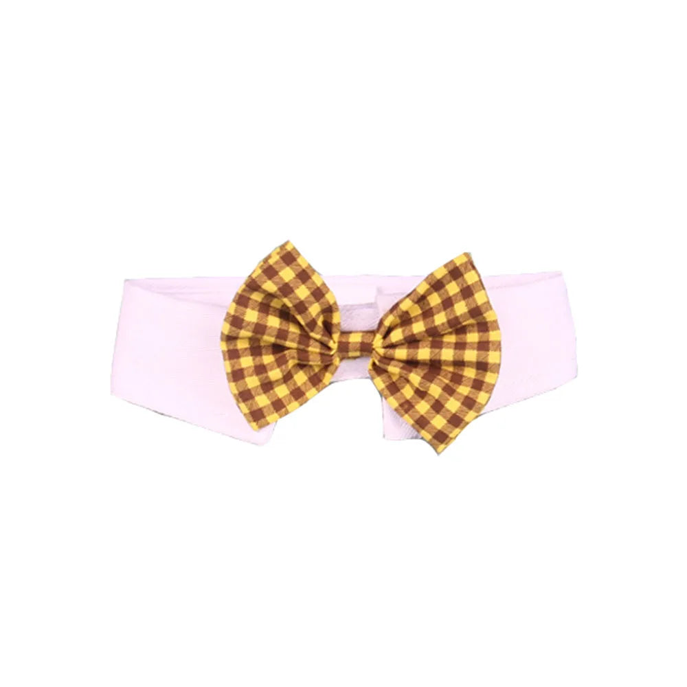 Adjustable Dog Cat Bowtie Formal Pet Bow Tie Collar Wedding Neck Tie fSPECIFICATIONSBrand Name: NoEnName_NullItem Type: Tie &amp; Bow TieOrigin: Mainland ChinaCN: ZhejiangMaterial: 100% CottonSet Type: noType: catsS size: neck 25-30cmLShopDoggieworksShopDoggieworksAdjustable Dog Cat Bowtie Formal Pet Bow Tie Collar Wedding Neck Tie