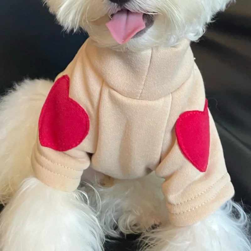 Autumn Winter Plush Love Sweater Pet Dog Cat Solid Base Coat Small DogSPECIFICATIONSBrand Name: RPXBGUCKARHGOrigin: Mainland ChinaCN: GuangdongMaterial: PolyesterType: DogsSeason: Autumn/WinterStyle: Fashion

 Size information (CM)XS CShopDoggieworksShopDoggieworksAutumn Winter Plush Love Sweater Pet Dog Cat Solid Base Coat Small Dog Teddy Yorkshire Thickened Warm Clothing Puppy Clothes