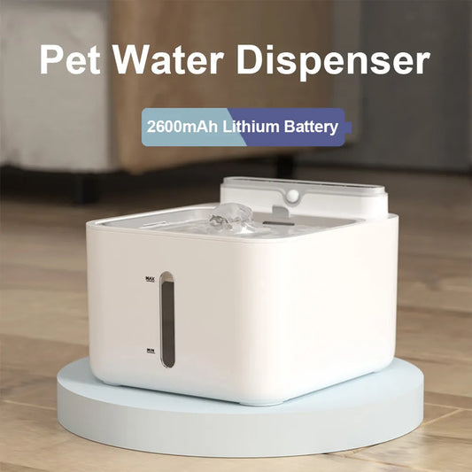 Cat Water Fountain Filter Wireless Sensor Drinker Pet Feeder for Pet Cat Dog Feeder Pet Water Dispenser Auto Drinking Fountain