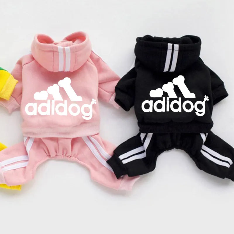 Pet Dog Clothes Adidog Spring Dog Hoodies Coat Letter Cute Small Dogs Chihuahua Pug Yorkshire Puppy Pet Hoodie Cat Clothing XXL