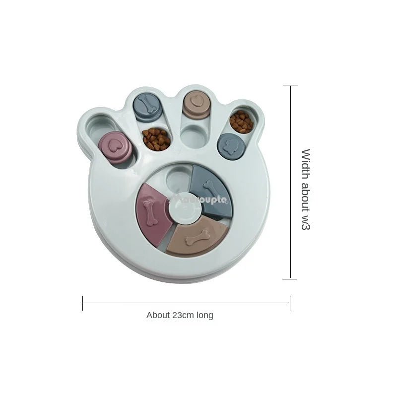 Pet Puzzle Toys Interactive Slow Feeder Food Dispenser Non-Slip Bowl For Dog Pressure-relieving Dog Training Supplies 2023 New