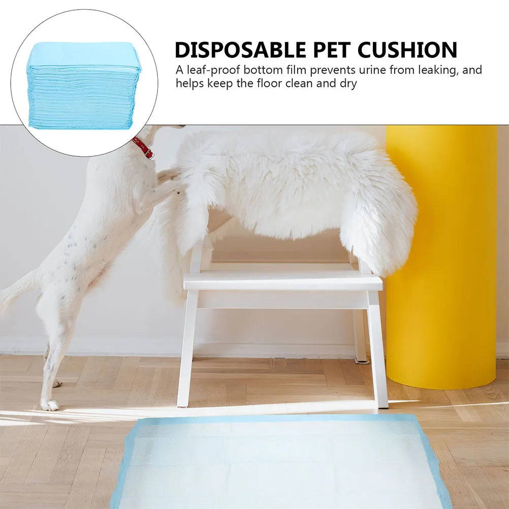 40 Pcs Pet Pee Mat Dog Pads Extra Large Supplies Portable Diapers Super Absorbent Disposable Cushion Non-woven Fabric Toilet