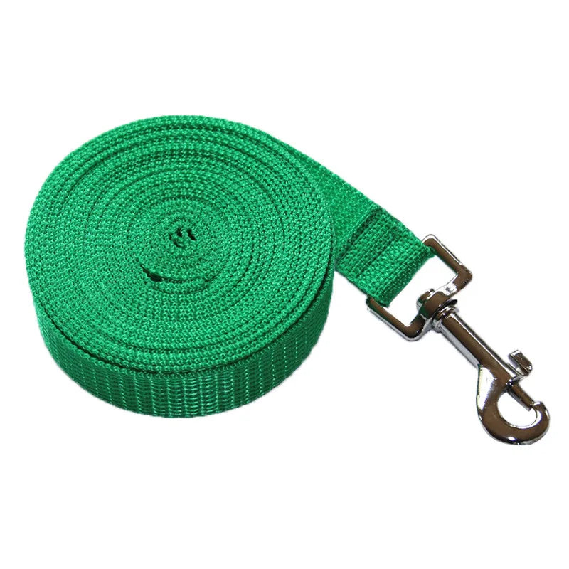 1.5 1.8 3 6 10 15 20 30 50M Solid Dog Leash For Large Dogs Pet Puppy Walking Training Lead Rope Big Dog Nylon Rope Long Leashes