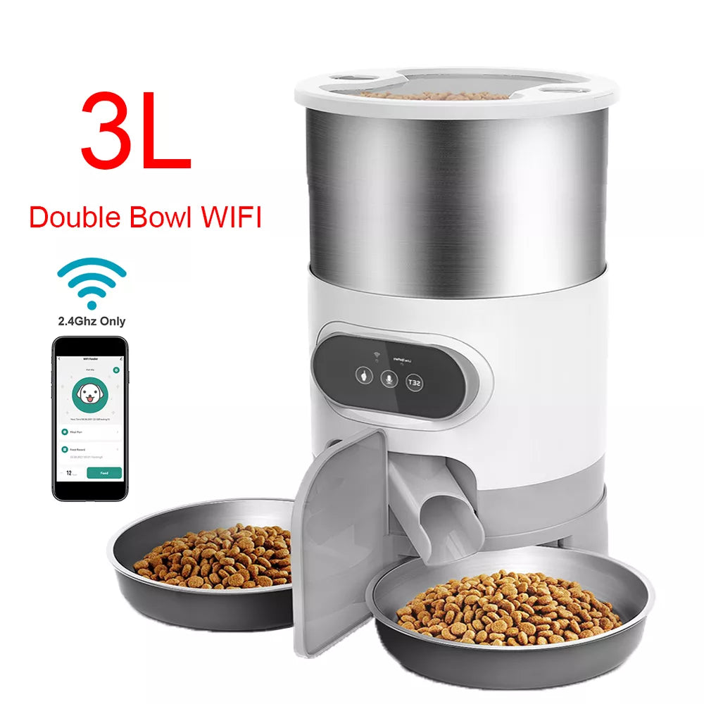 Tuya Smart APP Pet Feeder Cat And Dog Food Automatic Dispenser SuitablSPECIFICATIONSBrand Name: repetsunOrigin: Mainland ChinaIs Smart Device: YESPower Source: BatteryMaterial: Stainless SteelMin Output: 4gType: DogsMax Output: 7gVoltaShopDoggieworksShopDoggieworksTuya Smart APP Pet Feeder Cat