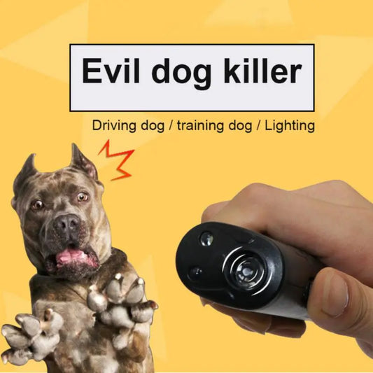 Ultrasonic Pet Dog Repeller Anti Barking Stop Bark Training Device High Power Dog Training Repellents Without Battery