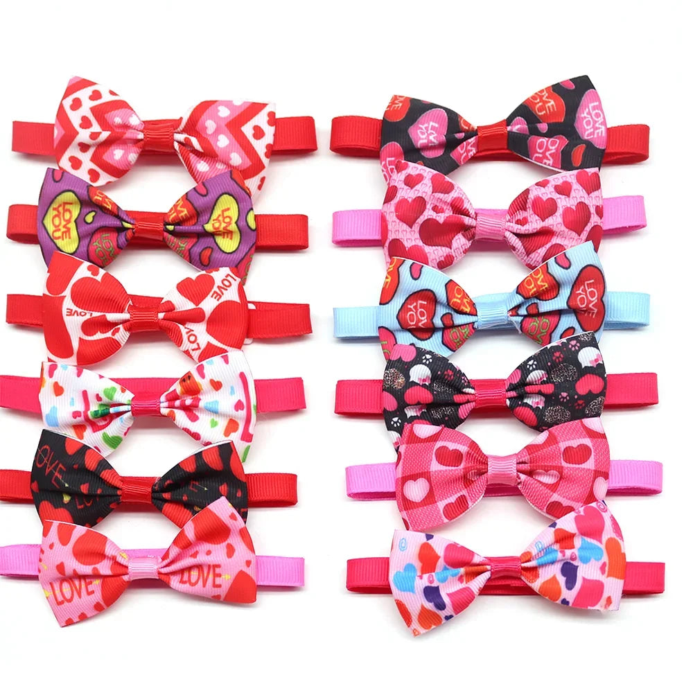 10pcs Valentine's Day Pet Supplies Pet Dog Cat Bowtie Dog Collar  PinkSPECIFICATIONSBrand Name: SennieaMaterial: ClothOrigin: Mainland ChinaCN: ZhejiangItem Type: Tie &amp; Bow TieType: DogsUsage: Collars &amp; LeadsApplicable Dog BreeShopDoggieworksShopDoggieworksDay Pet Supplies Pet Dog Cat Bowtie Dog Collar Pink Small Dog Hair Accessories Pet Bow Ties