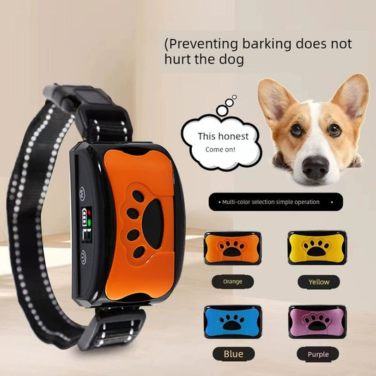 Prevent Automatic Barking Bark Stopper Dog Electric Shock Collar Dog Training Large Small Dog Pet Anti-Bark Disturbance Handy Gadget