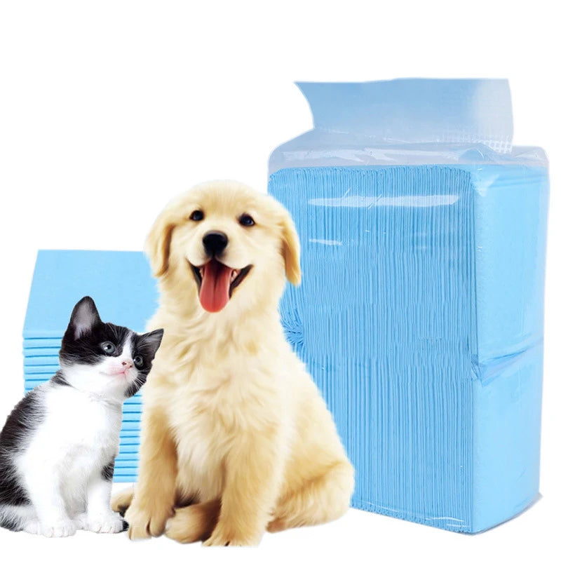 Super Absorbent Pet Diaper Dog Training Pee Pads Disposable Thickened Nappy Pads For Cats Dog Diapers Cage Mat Pet Supplies