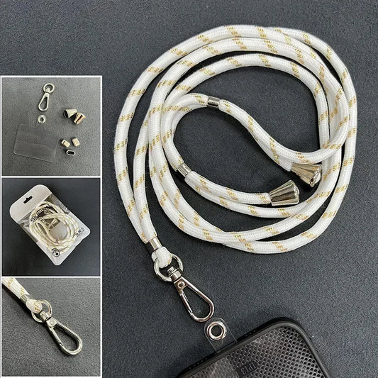 Adjustable  Crossbody Strap Hanging Mobile Phone Back Clip Fixed Card Hanging Neck Universal Lanyard Safety And Anti Loss