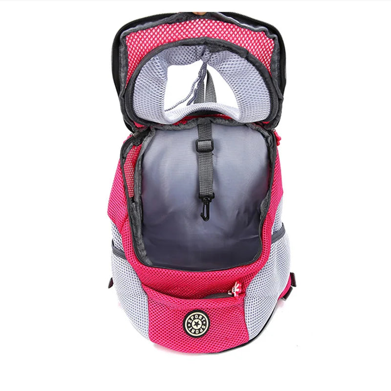 Pet Comfortable Small Dog Backpack Travel Breathable Mesh Puppy Dog Carrier Bag Durable Padded Shoulder Pet Cat Carrier 2020