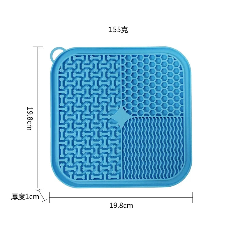 Cat Dog Slow Food Mat Pet Lick Silicone Mat Dog Feeder Supplies SuctioSPECIFICATIONSBrand Name: NoEnName_NullItem Type: Slow FeederOrigin: Mainland ChinaType: Dogscolour: Grey, orange, green, blueApplicable gift giving relationship: otShopDoggieworksShopDoggieworksCat Dog Slow Food Mat Pet Lick Silicone Mat Dog Feeder Supplies Suction Cup Slow Food Mat Dog Bathing Distraction