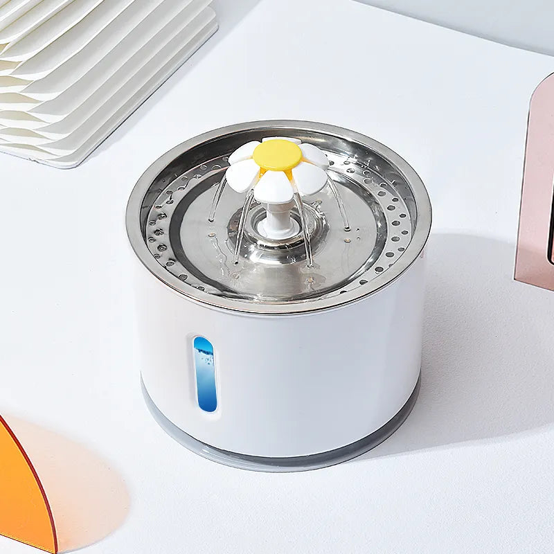 LED Pet Water Dispenser Cat Water Fountain Automatic Active Carbon Filter Electric Dog Cat Drink Bowls Fresh Water Cat Supplies