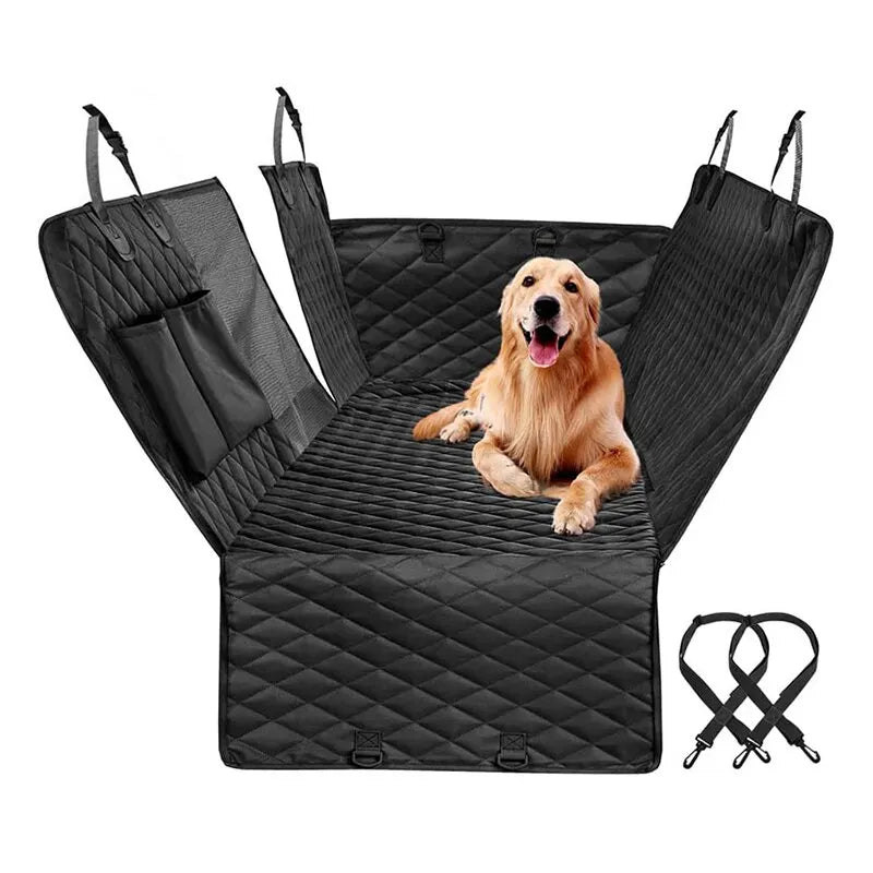 143×153CM Double Zipper Car Pet Seat Pad Waterproof Dirt Resistant Suitable Multiple Models Solid Color Cars Rear Seats Cushions