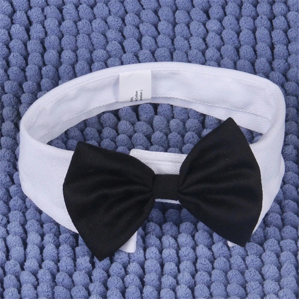 Adjustable Dog Cat Bowtie Formal Pet Bow Tie Collar Wedding Neck Tie fSPECIFICATIONSBrand Name: NoEnName_NullItem Type: Tie &amp; Bow TieOrigin: Mainland ChinaCN: ZhejiangMaterial: 100% CottonSet Type: noType: catsS size: neck 25-30cmLShopDoggieworksShopDoggieworksAdjustable Dog Cat Bowtie Formal Pet Bow Tie Collar Wedding Neck Tie