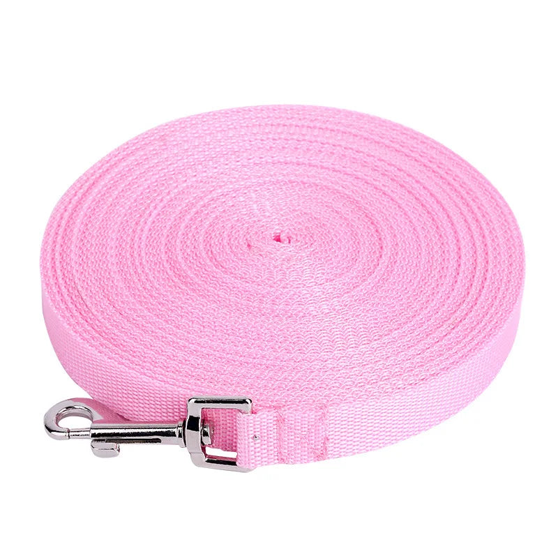 1.5 1.8 3 6 10 15 20 30 50M Solid Dog Leash For Large Dogs Pet Puppy Walking Training Lead Rope Big Dog Nylon Rope Long Leashes