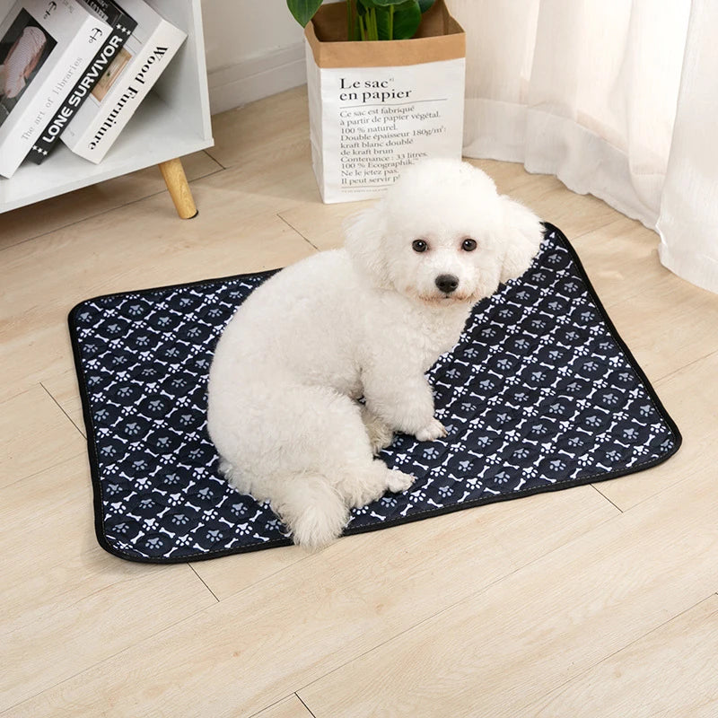 Washable Dog Pet Diaper Mat Waterproof Reusable Training Pad Urine Absorbent Environment Protect Diaper Mat Dog Car Seat Cover