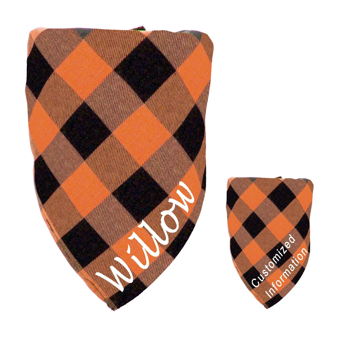 Personalized Name ID Pet Bandanas for Dog Cat Plaid Triangular Bib ScaSPECIFICATIONSBrand Name: PAWFECTMaterial: PolyesterOrigin: Mainland ChinaCN: ZhejiangItem Type: Triangular BandageSet Type: noType: Dogs

Dear customer,Since we havShopDoggieworksShopDoggieworksDog Cat Plaid Triangular Bib Scarf Collar Pet Items Puppy Accessories