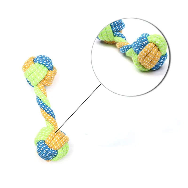 Dog Chew Toy Bite Resistant Rope Knot 7pcs Pet Large Dogs to Relieve Boredom Teeth Grinding and Cleaning Pet Training Supplies