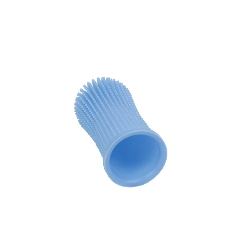 Dog Super Soft Pet Finger Toothbrush Teeth Cleaning Bad Breath Care Nontoxic Silicone Tooth Brush Tool Toothbrush Anti-Cavity