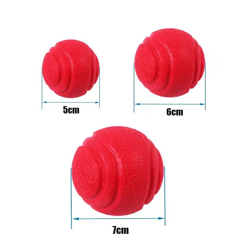 Dog Toy Ball Indestructible Bite-Resistant Elastic Ball Pet Dog Interactive Training To Relieve Boredom Molar Solid Rubber Ball