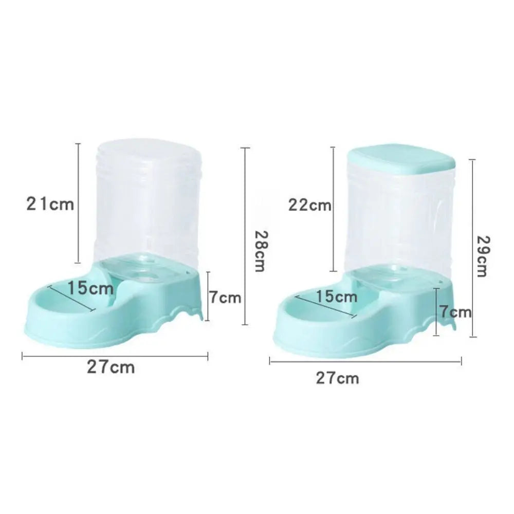 3.8L Automatic Pet Feeder Large Capacity Cat Dog Food Dispenser For Pet Water Drinking,Feeding,Corner Food Dispenser Water Bowl