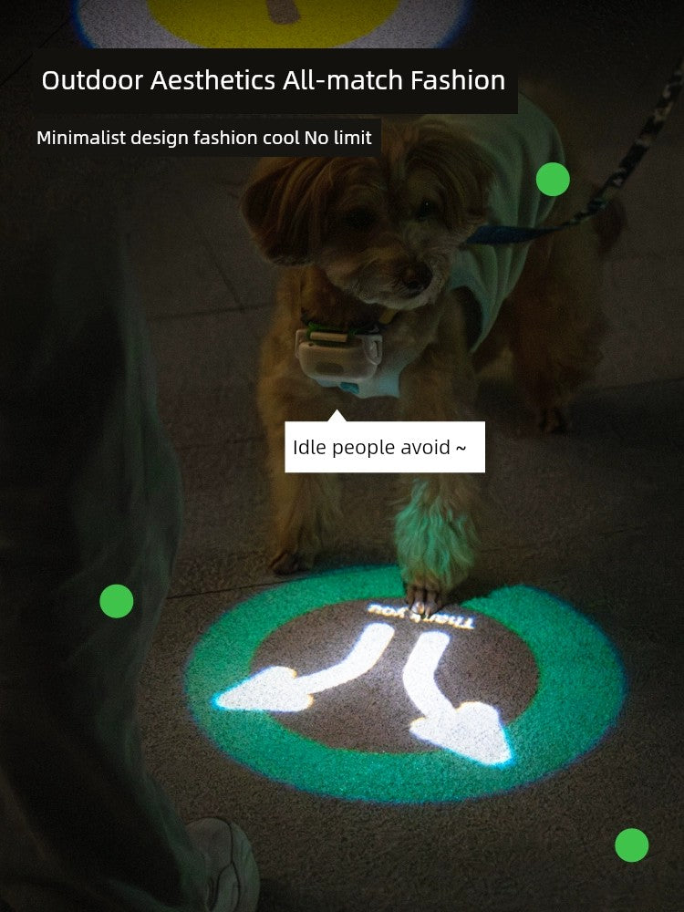 Meow Hu Wang Also Walking Dog Light Dog Night Light Walking Dog Night Light Pet Safety Light Luminescent Lamp Light-Emitting Pendant Dog Light Collar