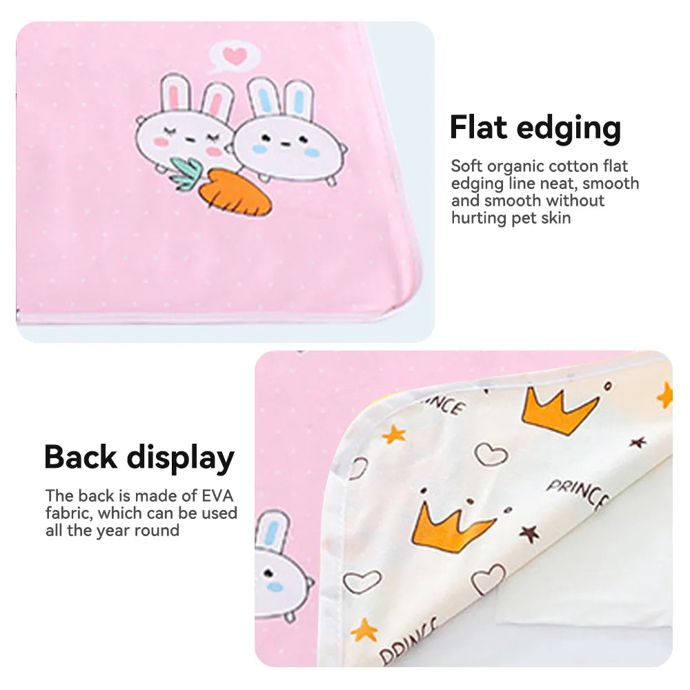 Dog Diaper Pet Urine Pad Reusable Waterproof Mat Washable Training Pad Mattress Dog Bed Moisture-Proof for Car Seat Cover