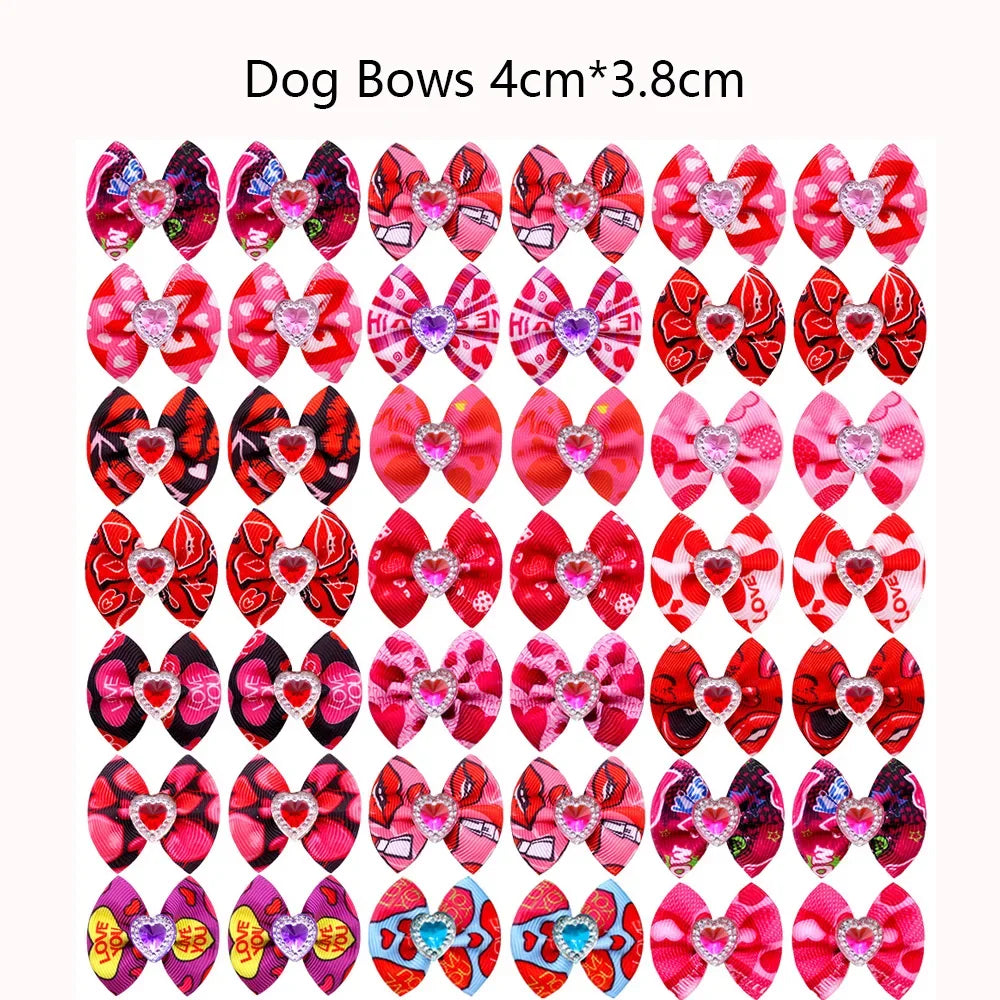 10pcs Valentine's Day Pet Supplies Pet Dog Cat Bowtie Dog Collar  PinkSPECIFICATIONSBrand Name: SennieaMaterial: ClothOrigin: Mainland ChinaCN: ZhejiangItem Type: Tie &amp; Bow TieType: DogsUsage: Collars &amp; LeadsApplicable Dog BreeShopDoggieworksShopDoggieworksDay Pet Supplies Pet Dog Cat Bowtie Dog Collar Pink Small Dog Hair Accessories Pet Bow Ties