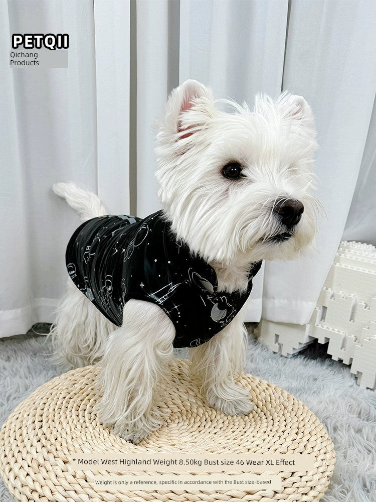 Dog Clothes Autumn and Winter Cat Cotton-Padded Clothes Warm Pet Winter Puppy Winter Thickened Schnauzer Teddy Small Size Dogs