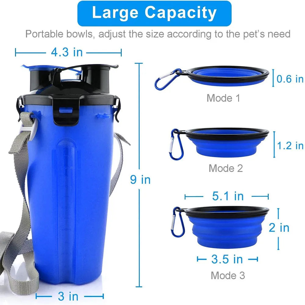 Dog Travel Water Bottle Collapsible Bowls 2 in 1 Pet Food Container wiSPECIFICATIONSBrand Name: NoEnName_NullItem Type: Travel BowlsOrigin: Mainland ChinaType: DogsMaterial: PlasticVolume: 250gVolume: 250mlApplicable Dog Breed: UniversShopDoggieworksShopDoggieworksDog Travel Water Bottle Collapsible Bowls 2