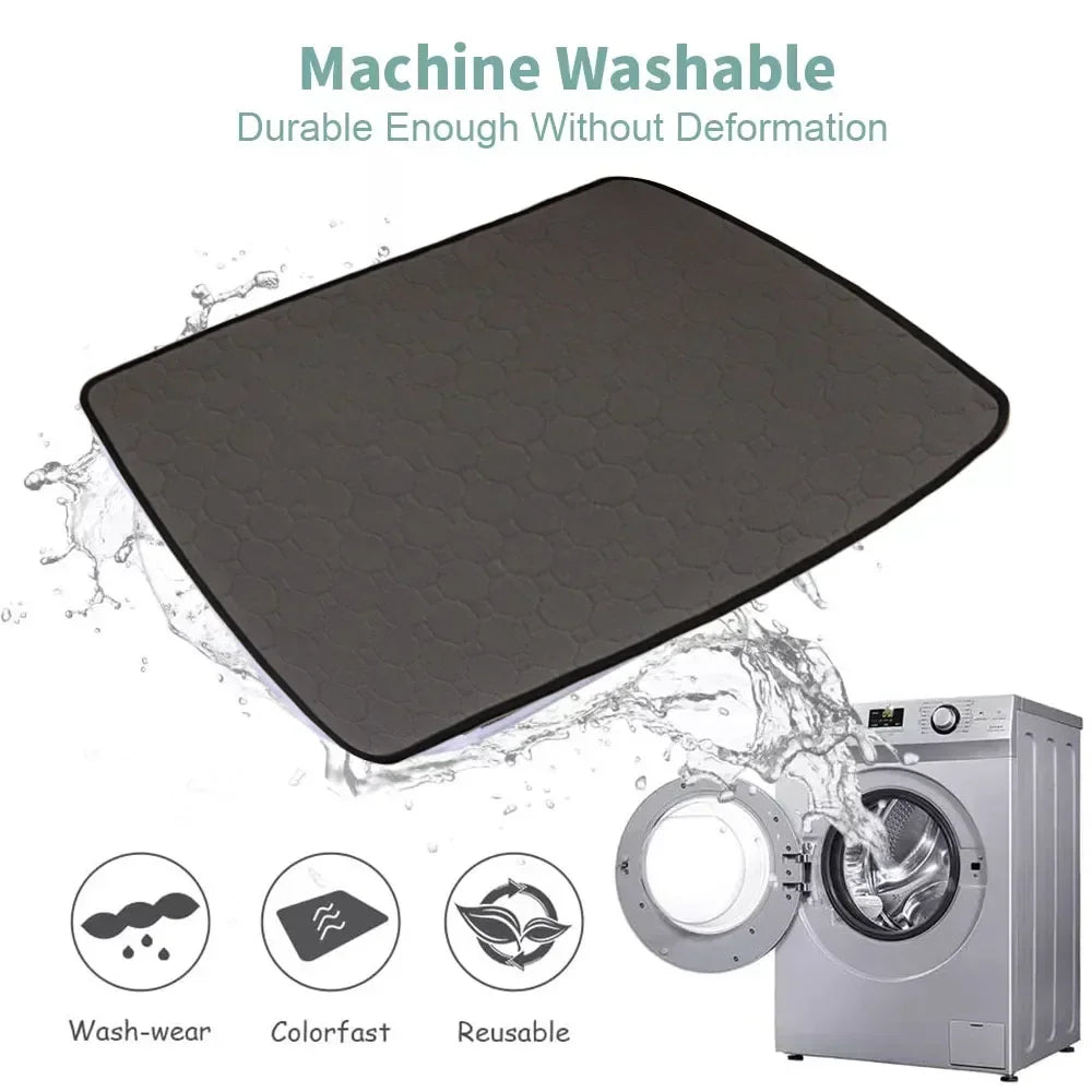 For Large Dogs Washable Dog Toilet Mat Reusable Training Pad Urine Absorbent Environment Protect Diaper Mat Dog Car Seat Cover