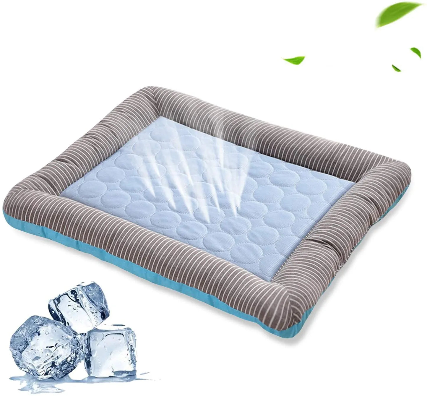 Cooling Pad Bed for Dogs Cats Puppy Kitten Cool Mat Pet Blanket Ice Silk Material Soft for Summer Sleeping Pink Blue Breathable